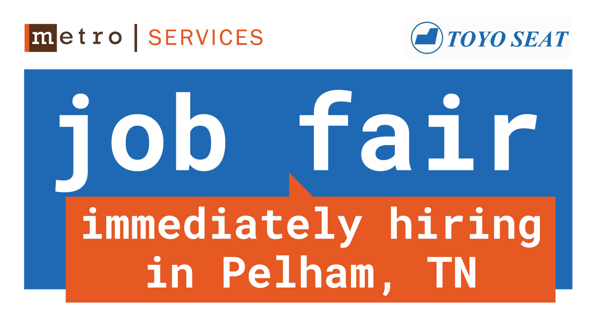 Job Fair in Pelham, TN